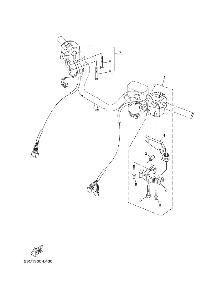 HANDLE SWITCH AND LEVER