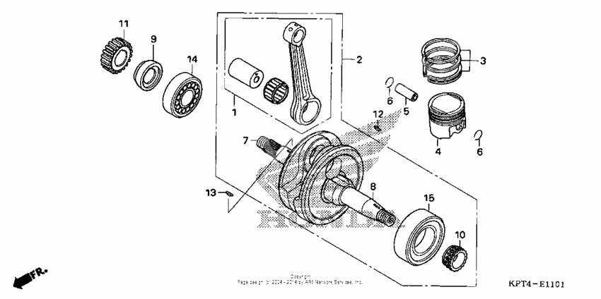 Crankshaft + piston (2)