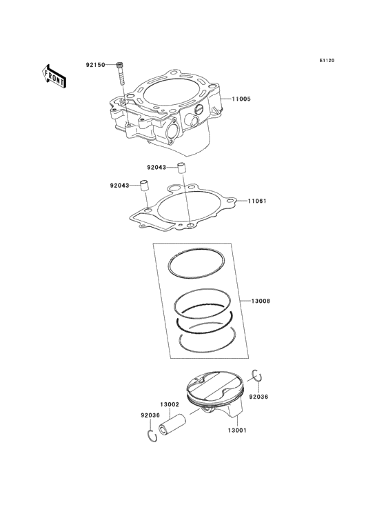 Cylinder/piston(s)