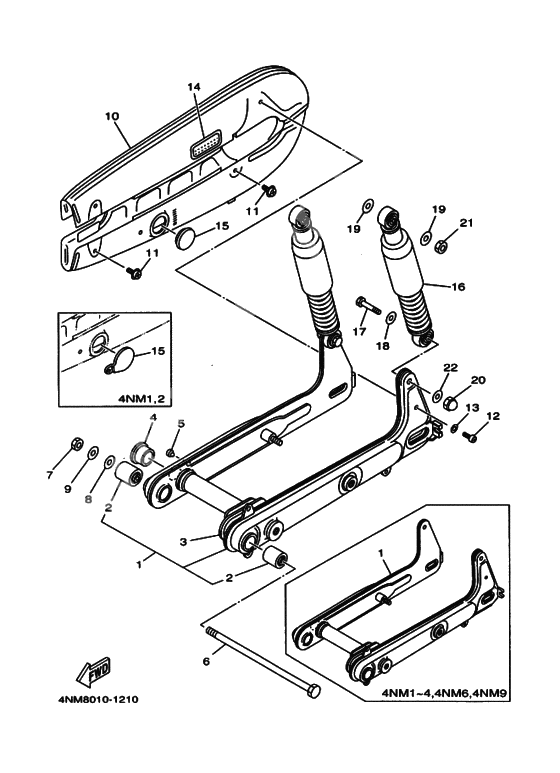Rear arm, suspension
