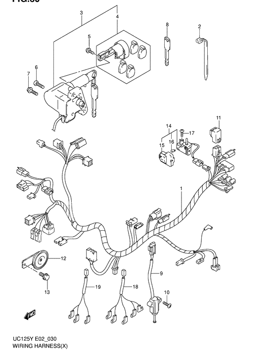 Wiring harness              

                  Model x