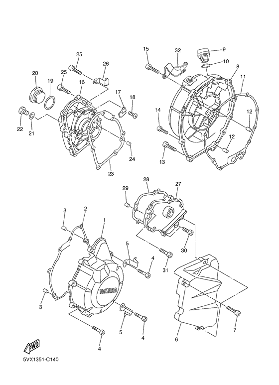 Crankcase cover 1