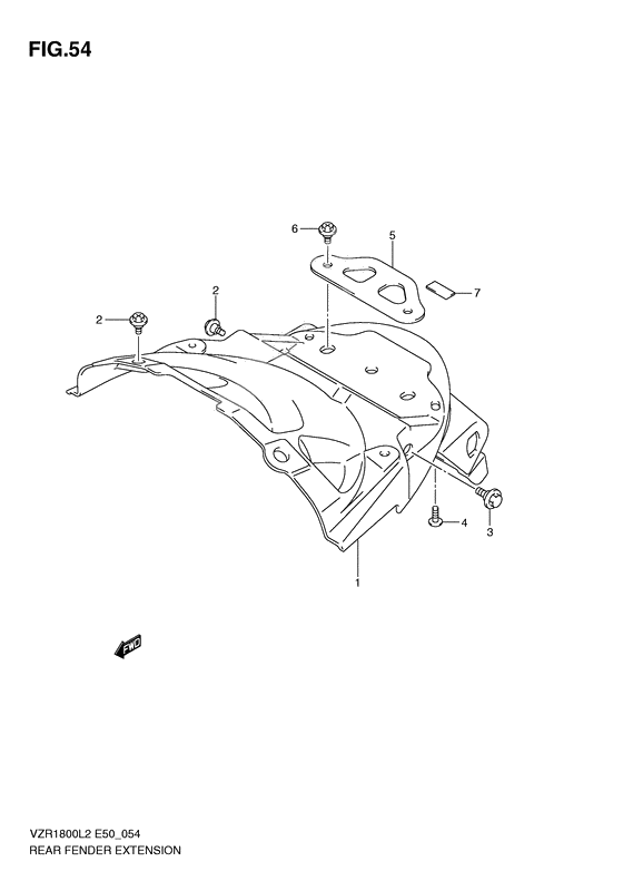Rear fender extension