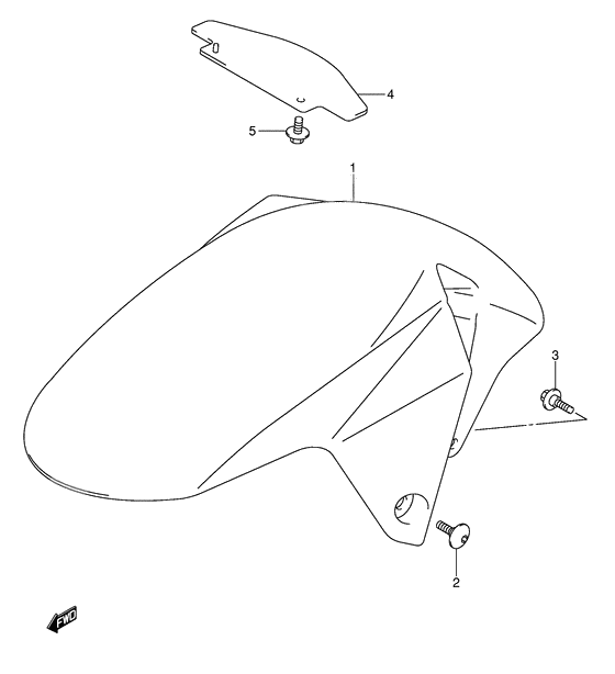 Front fender              

                  Model k3/k4/k5/k6