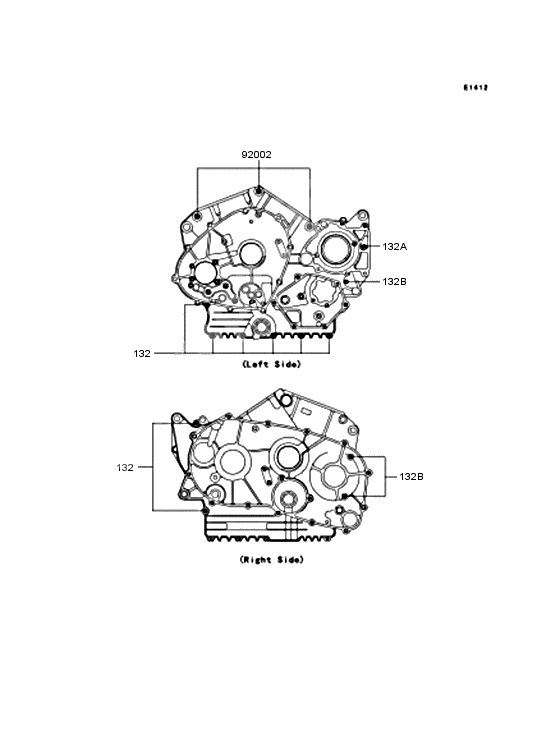 Crankcase bolt pattern