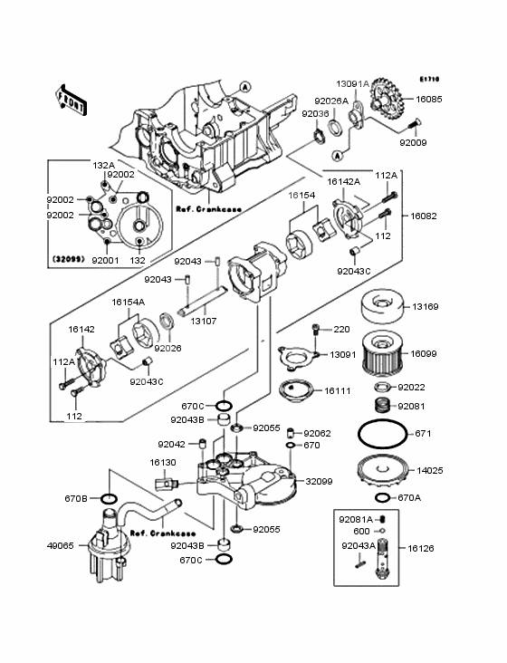 Oil pump/oil filter