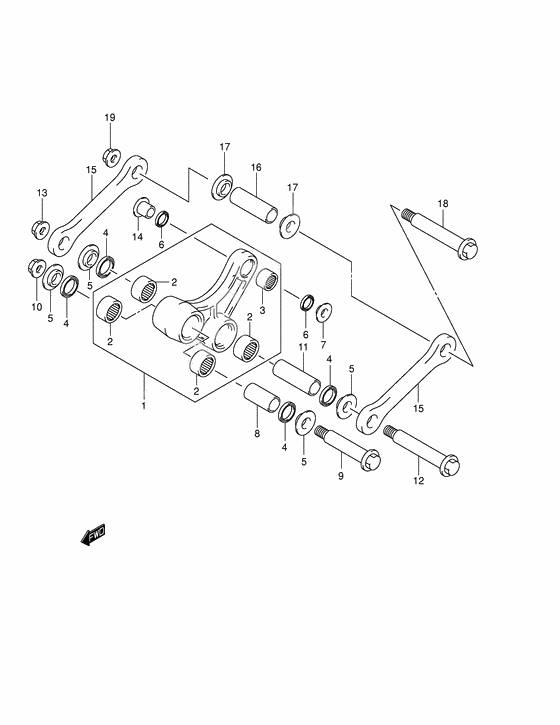 Rear cushion lever              

                  Model k1