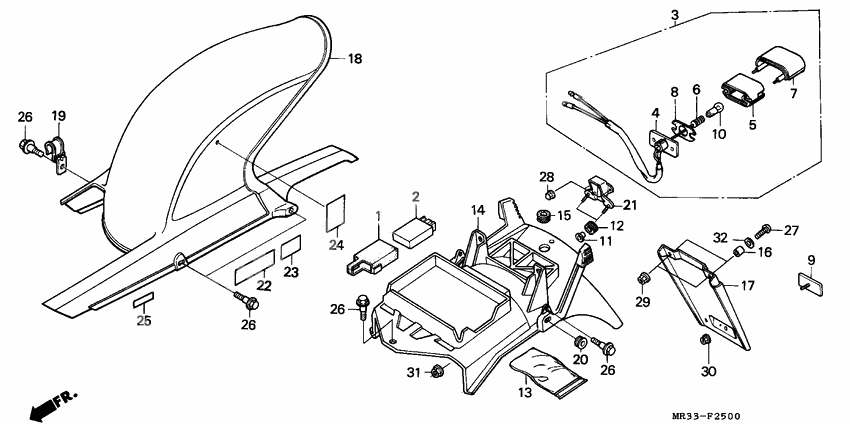 Rear fender              

                  AR