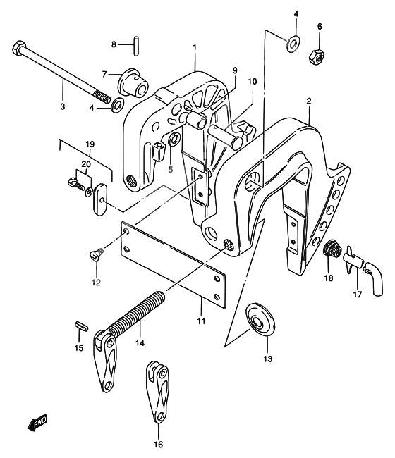 Clamp bracket