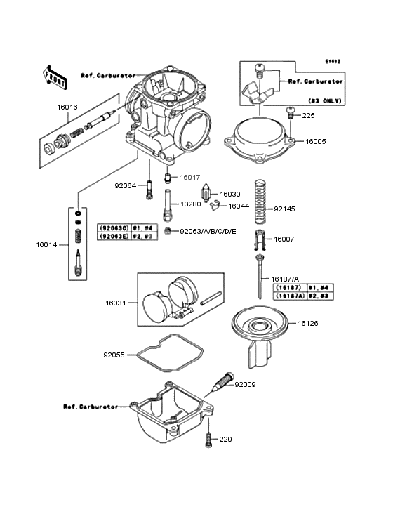 Carburetor parts