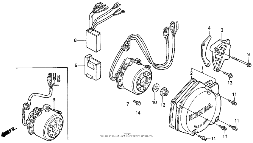 Left crankcase cover