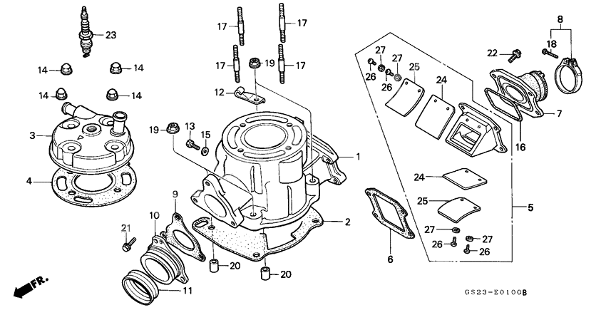 Cylinder/cylinder head
