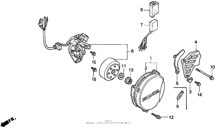 Left crankcase cover