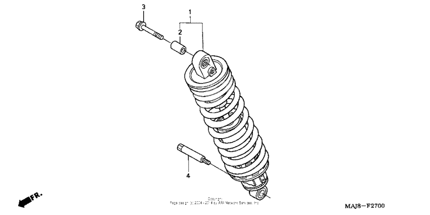 Rear shock absorber