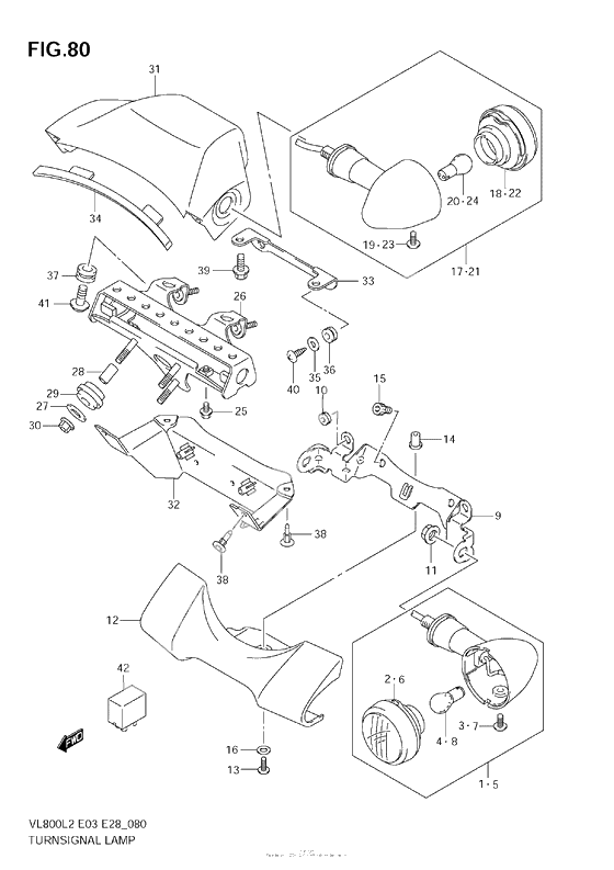 Turnsignal Lamp (Vl800 E28)