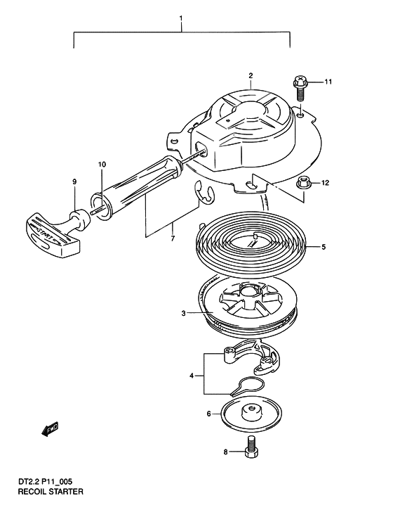 Starter assy recoil