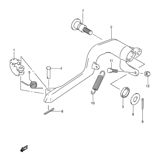 Front brake caliper              

                  E24