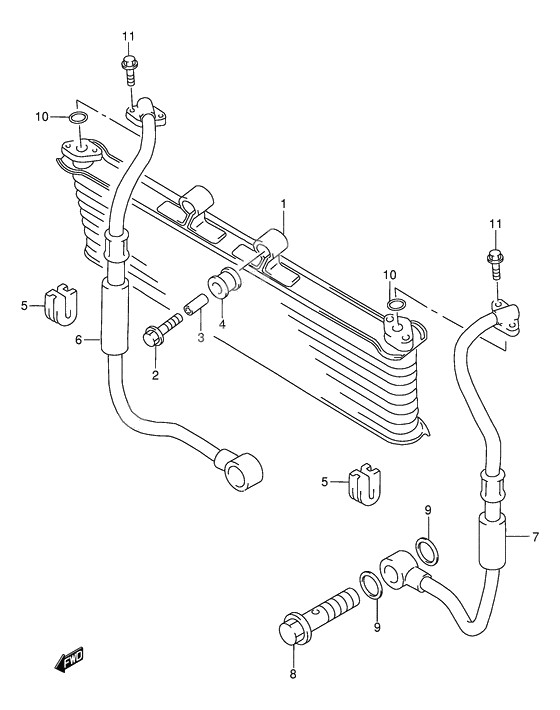 Oil cooler