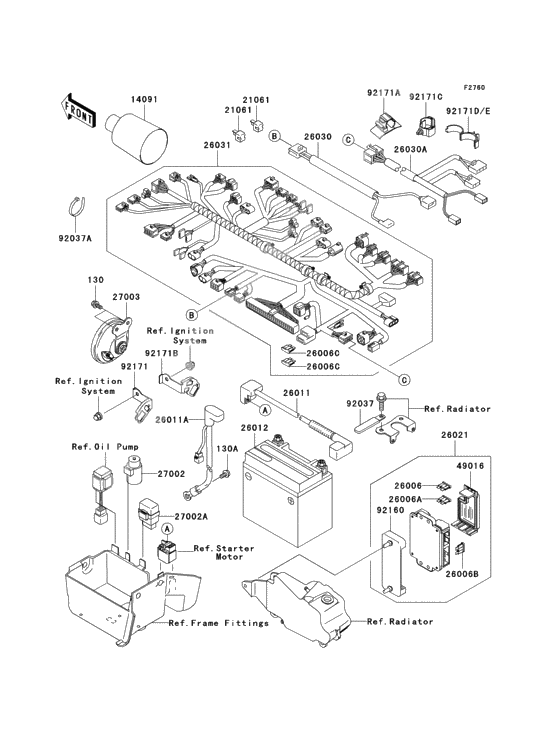 Chassis electrical equipment