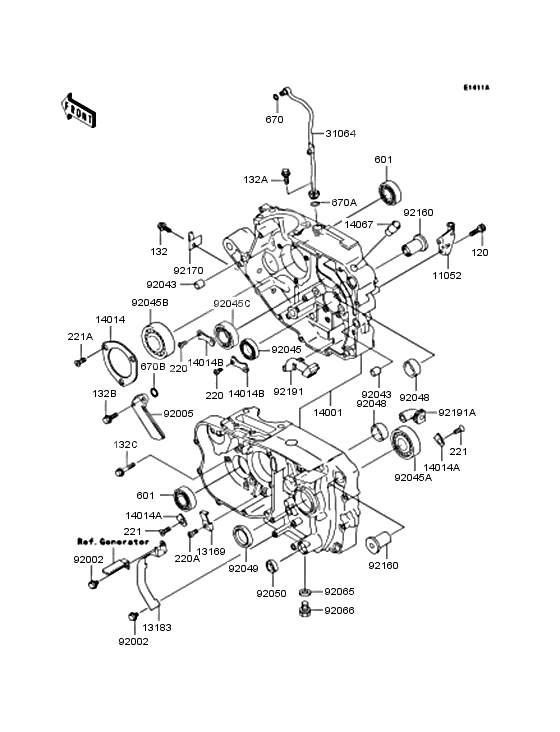 Crankcase              

                  BJ250-F3