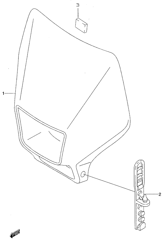 Headlamp housing