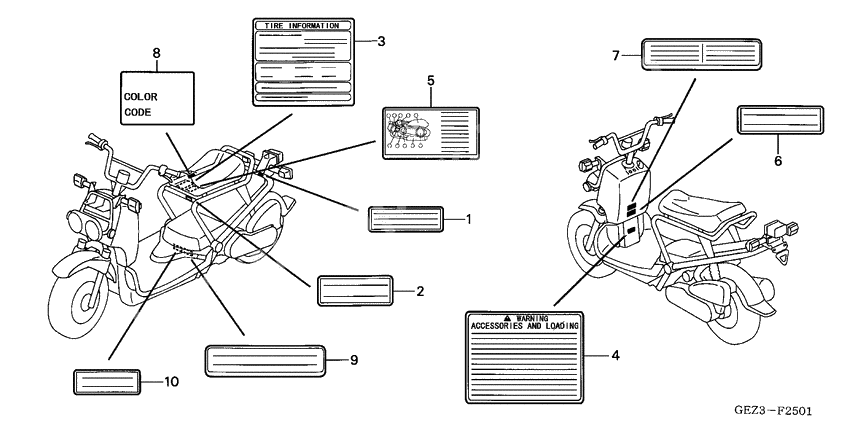 Caution label              

                  NPS505/6