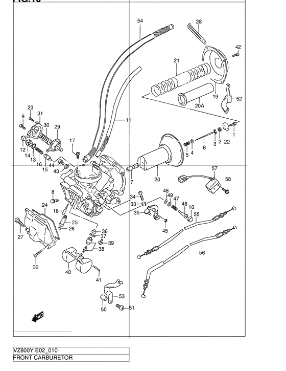 Front carburetor