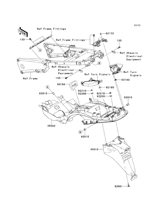 Rear fender              

                  s