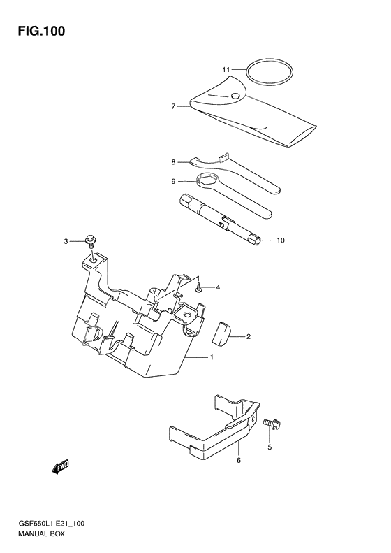 Manual box              

                  Gsf650ul1 e21