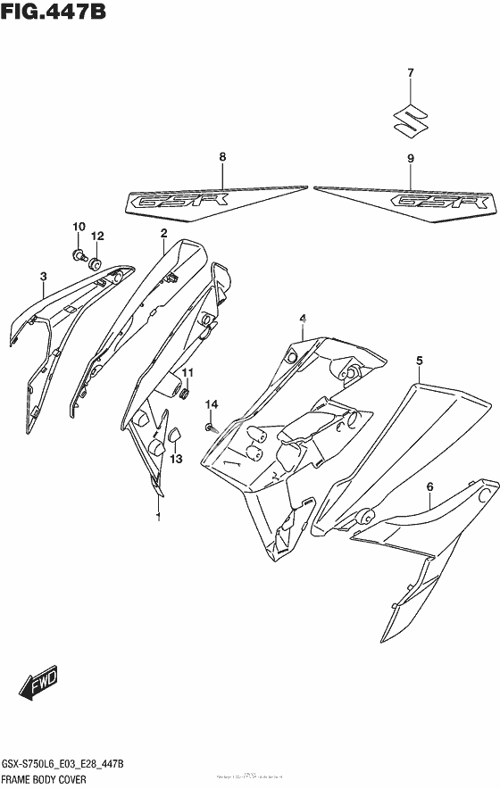 Нижняя накладка радиатора (For Ysf)