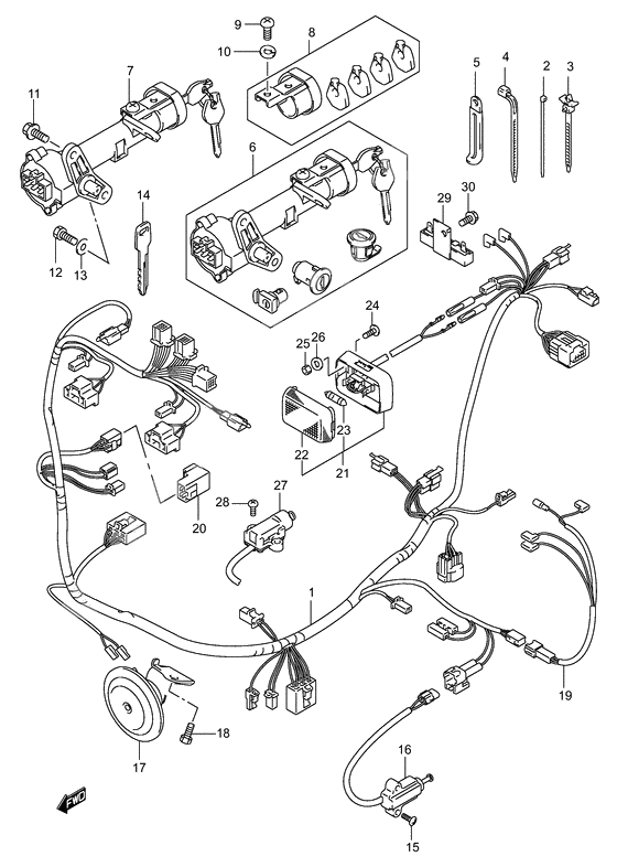 Wiring harness              

                  Model k2/k3