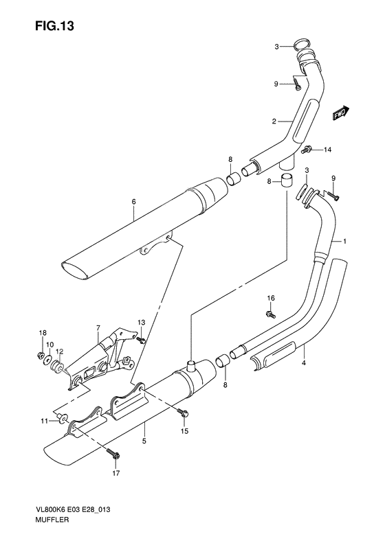 Muffler comp              

                  Model k6/k7/k8