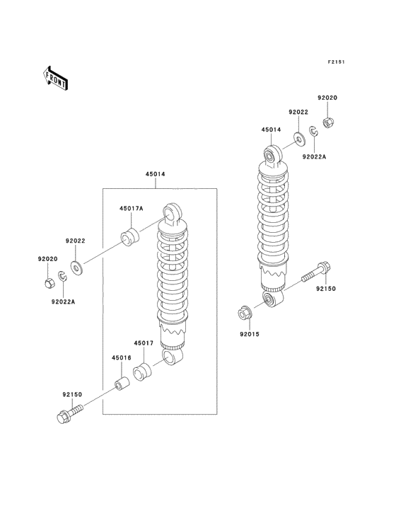 Suspension/shock absorber