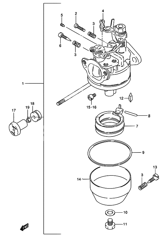 Carburetor assy