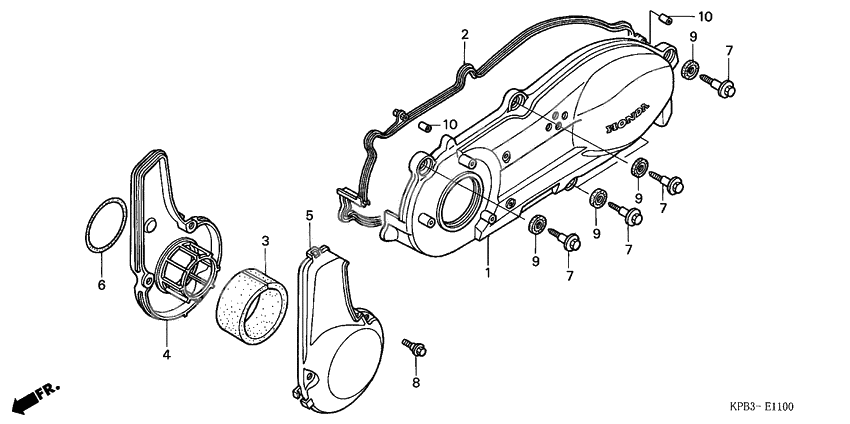 Left crankcase cover