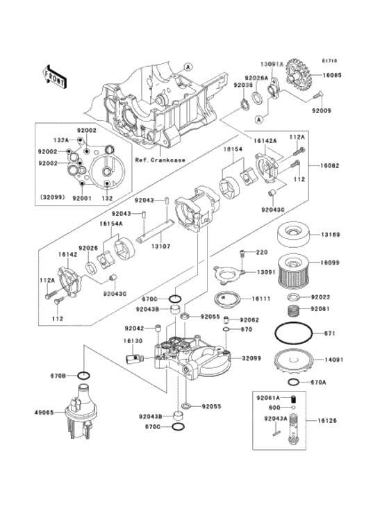 Oil pump/oil filter