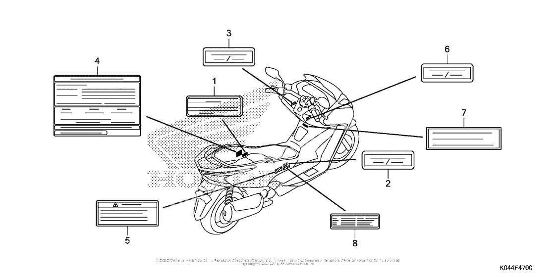 Информационные наклейки
