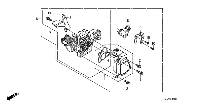 Throttle body              

                  NPS508/9