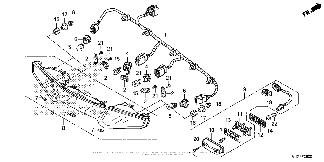 Задний фонарь (Стоп-сигнал)