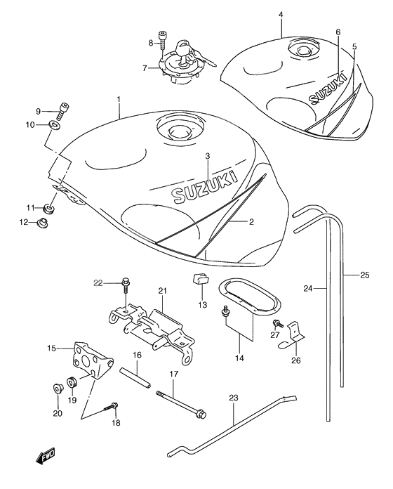 Tank fuel              

                  Model y for l99, bp9, ce2