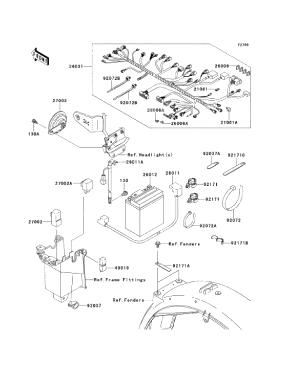 Chassis electrical equipment