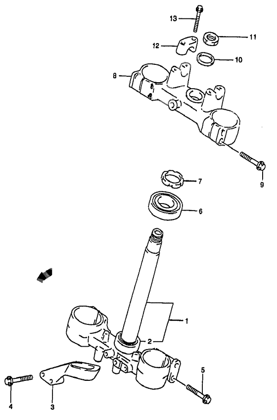 Steering stem              

                  Model x/y