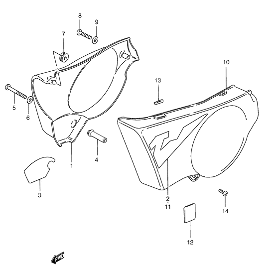 Frame cover              

                  Ts185ercv p9/ts185erw/erx