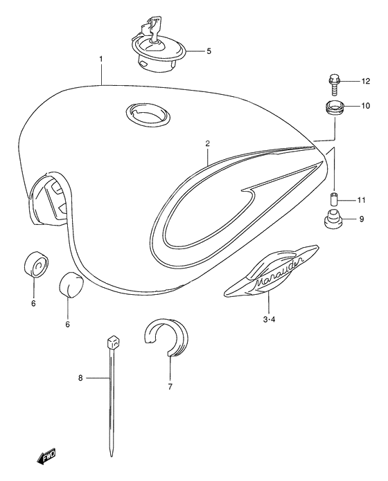 Tank fuel              

                  Model y