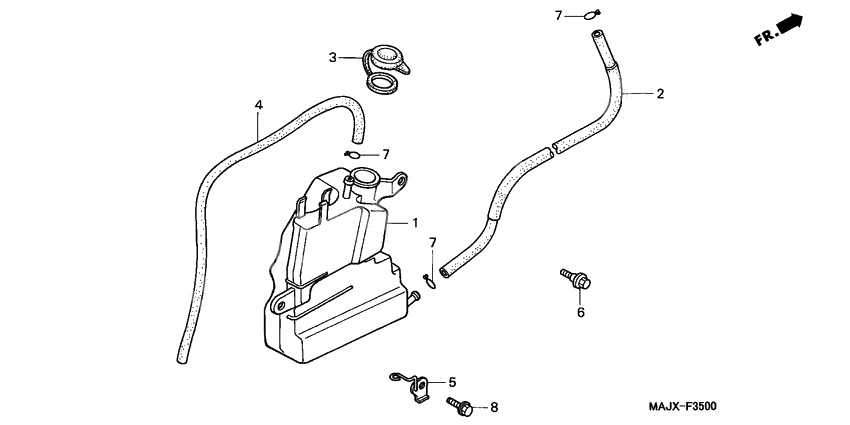 Reserve tank              

                  ST1100
