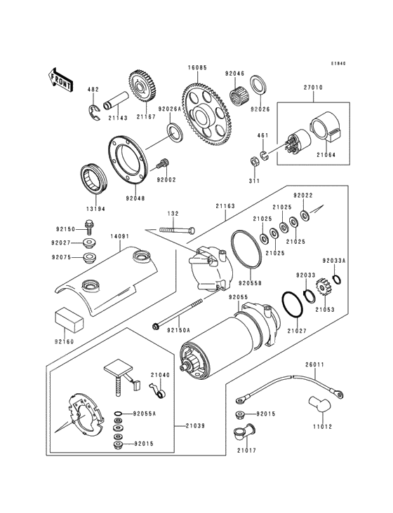 Starter motor