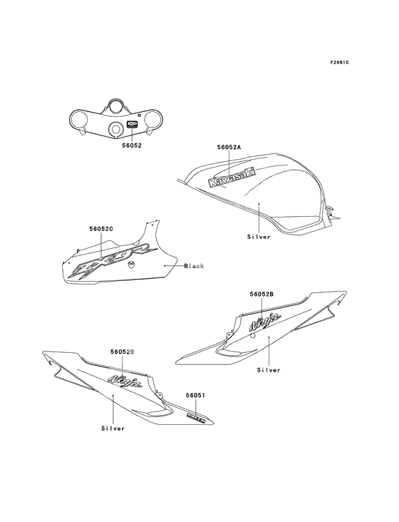 Наклейки              

                  Silver; zx900-f2