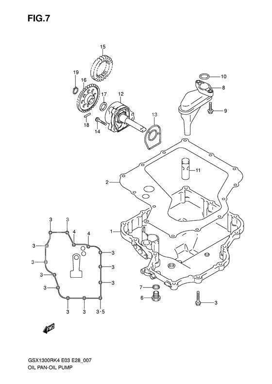 Oil pan - oil pump