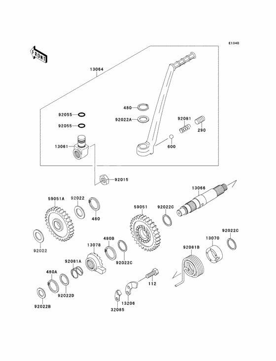 Kickstarter mechanism