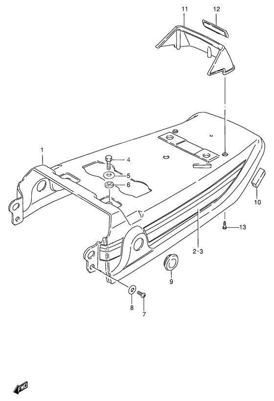 Seat tail cover              

                  Model v/x/y